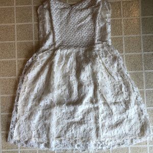 Hollister off white dress